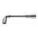 Cles a pipe 6x6 pans 23mm Facom 75.23