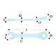 Cle mixte a cliquet 24mm Facom 467B.24