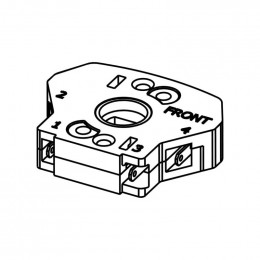 Interrupteur licon dual rotary pour cuisiniere Electrolux 349142001