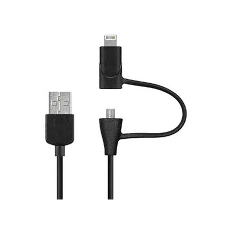 Cable a 2 sorties lightning et micro usb Mobility Lab TEL306612