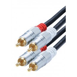 Cordon audio stereo 2 rca m/ 2 Itc 7108