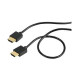 Cordon hdmi gaine slim - 2m moir Itc 7873