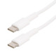 Cordon usb-c 2.0 m/m 3a couleur blanc Itc 722704