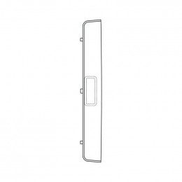 Front glass silkscreened door pour refrigerateur congelateur Electrolux 267600813