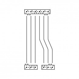 Rampe module electronique pomp pour lave-vaisselle Electrolux 14000892005