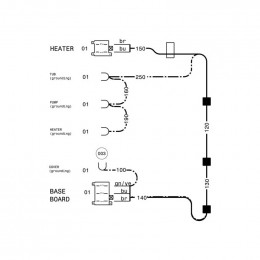 Rampe module electronique elem pour lave-vaisselle Electrolux 807483902