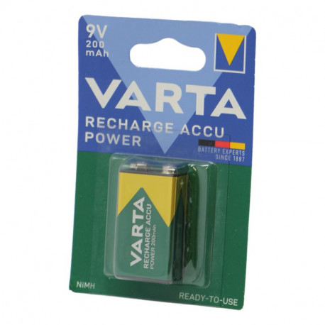 Pile rechargeable hr22 9v blister de 1 accumulateur Varta 56722101401