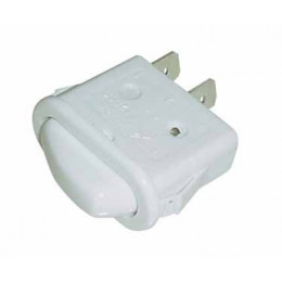 Interrupteur 2 pos blanc four 28mm x 11mm - 2 cosses Rosieres 44002300