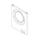 Panneau avant habillage gris p pour lave-linge Electrolux 132783784