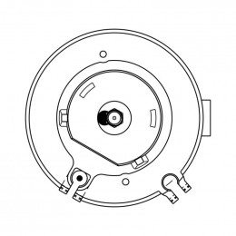 Corps de bruleur normal pour cuisiniere Electrolux 357712309