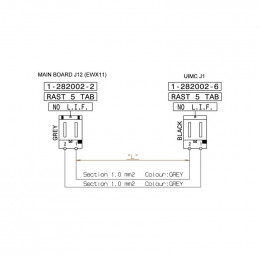 Cablage module d'affichage ali pour lave-linge Aeg 807765702