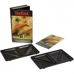 Plaques croque-triangle 2 plaques pour gaufrier Tefal XA800212
