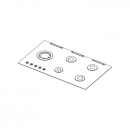 Plan de travail noir aeg 880.5 pour table de cuisson Electrolux 14004454001