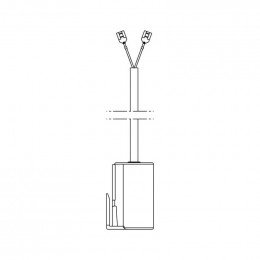 Condensateur de marche 2 f pour refrigerateur Zanker 242580503