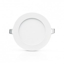 Plafonnier led diam 120mm 6w 6000k blanc Miidex 7747