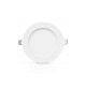 Plafonnier led diam 120mm 6w 3000k blanc chaud Miidex 7749