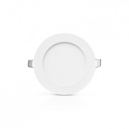 Plafonnier led diam 120mm 6w 3000k blanc chaud Miidex 7749