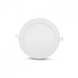 Plafonnier led diam 175mm 12w 4000k blanc Miidex 77551