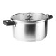 Faitout inox 20cm - 3l gamme combi Lacor LA56620