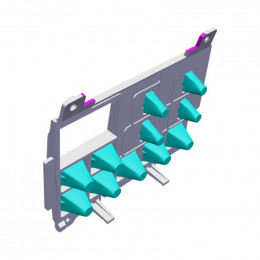 Touche module electronique ass pour lave-vaisselle Aeg 117352201