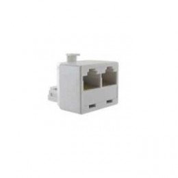 Adaptateur rj45 1 vers 2 rj45 male - 2 rj45 femelles Itc 3770