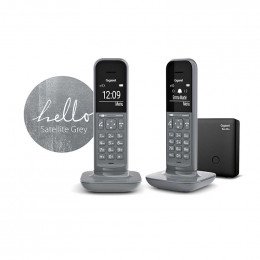 Telephone sf dect duo cl390a gris avec repondeur Gigaset L36852-H2922-N103