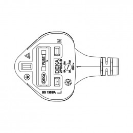 Cable d'alimentation pour refrigerateur congelateur Aeg 242573806