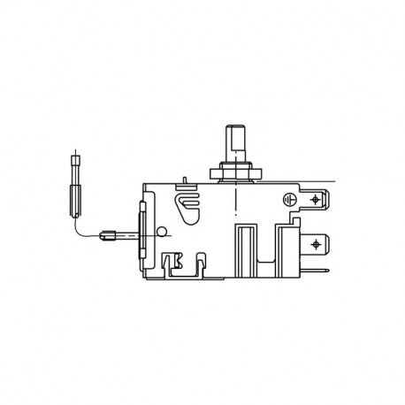 Thermostat 680mm pour refrigerateur Aeg 206397985