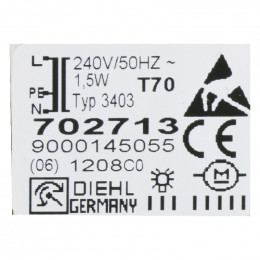 Module de commande pour hotte Siemens 00498311