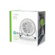 Ventilateur usb blanc pour bureau table ou chevet Nedis FNDK1WT10