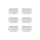 Kit de 6 bonnettes pour nettoyeur vapeur 8007411803666