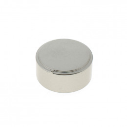 Bouton pz6-7 nickel opac pour table de cuisson Whirlpool C00306649