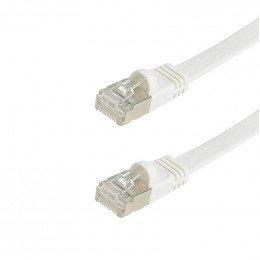 Cordon rj45 plat grade3 20cm blanc Itc 302111