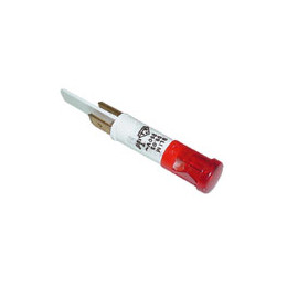 Voyant temoin rouge diam. : 9 mm - 2 cosses Multi-marques