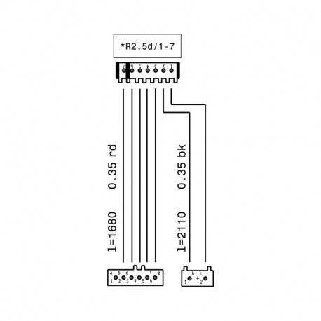 Faisceau cables pour lave-vaisselle Electrolux 14011444409