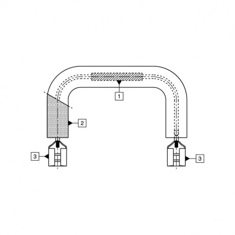 Resistance de gouttiere pour cuisiniere Electrolux 357068002