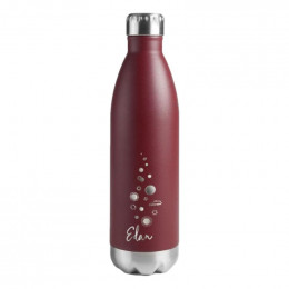 Gourde inox rouge 500ml thermos chaud/froid Lacor LA62547