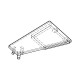 Fiche poignee de porte triangu pour refrigerateur Aeg 807498603