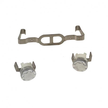 Thermostats klixon nc210°/260° kit de 2 thermostats + support Whirlpool 481225928681