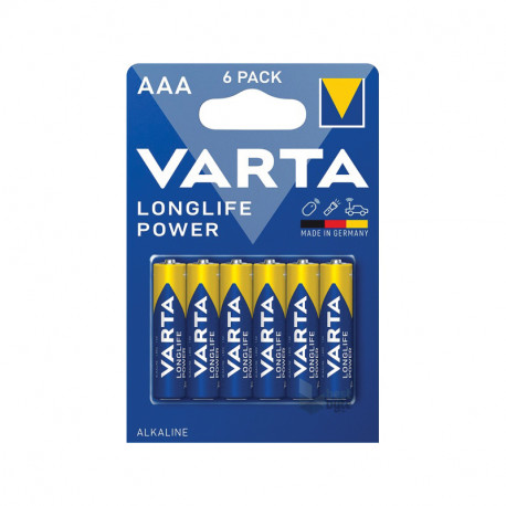 Piles alcaline aaa lr03 longlife power Varta 4903121446