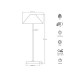 Lampe nomade design blanc 35cm pour interieur et exterieur Mbg 23861021