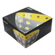 Saladier a pois gris et jaune 25x11cm Guzzini Fratelli GZ279425141