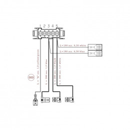 Rampe connection a la terre mo pour seche-linge Electrolux 14002964301