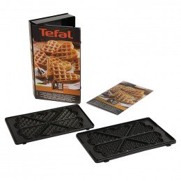 Plaques gaufres coeur pour gaufrier 2 plaques Tefal XA800612