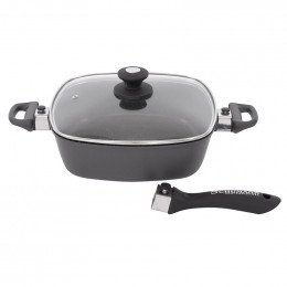 Sauteuse carree moove avec couvercle + 3 poignees Schumann SSE2302800