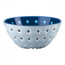 Saladier a pois bleu et blanc 25x11 cm Guzzini Fratelli GZ279425226