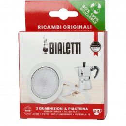 Kit joints + filtre 3 tasses cafetiere italienne Bialetti F0800003