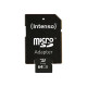 Carte memoire micro sd 64gb class 10 avec adaptateur sd Intenso 3413490