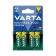 Piles rechargeables aa nimh 2100mah pre-chargees Varta 56706101404