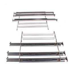 Rails telescopiques cuisiniere a sortie totale pour four cuisson Bosch 17007521